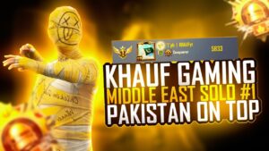 First pakistani Solo Rank Push on Live stream😱🔥| Tph khauf| PUBG MOBILE