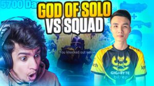 🔥 God of Solo Vs Squad @Tacaz Gaming  Best Clutches in PUBG Mobile