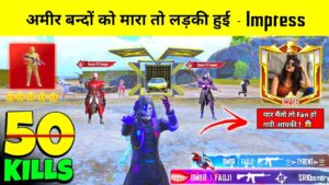HAHA 😂 RANDOM GIRL GOT IMPRESSED AFTER I KILLED RICH PRO CONQUEROR - BGMI PUBG MOBILE GAMEPLAY