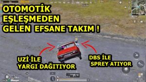 OTOMOTİK EŞLEŞMEDEN GELEN EFSANE TAKIM ! DBS İLE SPREY ATIYOR ! PUBG MOBİLE