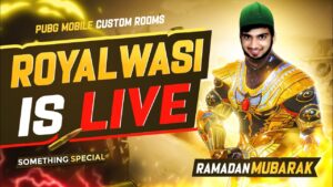 PUBG MOBILE LIVE STREAM | UNLIMTIED CUSTOM ROOMS PAK/INDIA - ROYALWASI GAMING