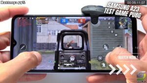 Samsung Galaxy A23 test game PUBG Mobile