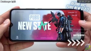 Xiaomi Redmi 10C test game PUBG New State