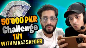50,000 RUPEES CHALLENGE WITH MAAZ SAFDER l BAGHI GAMES l PUBG LIVE STREAM