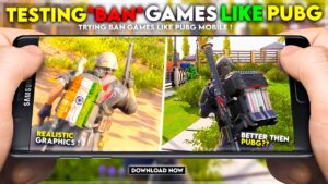 Trying *REALISTIC* BAN GAMES 😱 Like PUBG MOBILE Under 8 Minutes! [HINDI] Part 2