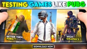 Trying *REALISTIC* GAMES 😱 Like PUBG MOBILE UNDER 7 Minutes! [HINDI]