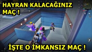 İŞTE O HAYRAN KALACAĞINIZ İMKANSIZ MAÇ ! ONE MAN SQUAD PUBG MOBİLE
