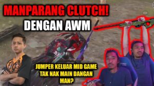MAN TERPAKSA CLUTCH LAST MINIT! SEBAB JUMPER KELUAR MID GAME? l PUBG MOBILE