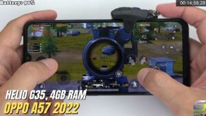 Oppo A57 2022 test game PUBG Mobile