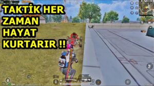 TAKTİK HER ZAMAN HAYAT KURTARIR ! ONE MAN SQUAD PUBG MOBİLE