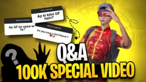100k Special QNA Video😍 | FalinStar Gaming | PUBG MOBILE