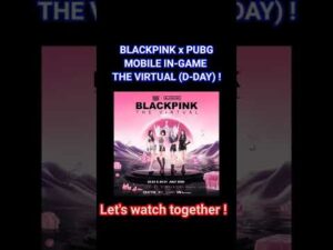 BLACKPINK x PUBG MOBILE 2022 IN GAME CONCERT THE VIRTUAL (D DAY) #shorts #youtubeshort #blackpink