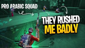 This Arbi🇸🇦Pro Squad Rushed Me Badly😲 | FalinStar Gaming | PUBG MOBILE