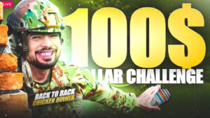 $100 Dollar Challenge On Live Stream !!! 😱 - PUBG Mobile Live | FM Radio Gaming