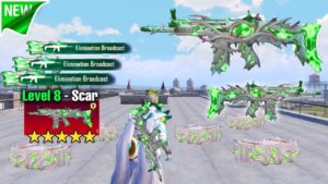 FIRST LEVEL 8 ‘SCAR-L’ is REALLY OP🥵PUBG Mobile