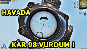 HAVADA KAR 98 VURDUM ! BATUR KALESİNE ÇIKTIM ! ONE MAN SQUAD PUBG MOBİLE
