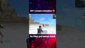 Bots r present everywhere 🤬 in game #no west and helmet clutch 😱#pubg @Koobra Bhai #shorts