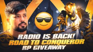 LIVE CONQUEROR PUSH 😍ROYAL PASS GIVE AWAY - PUBG LIVE | FM Radio Gaming