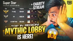 MYTHIC LOBBY IS HERE 😍 CUSTOM ROOMS - PUBG LIVE | FM Radio Gaming