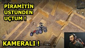 PİRAMİTİN ÜSTÜNDEN UÇTUM ! EFSANE MAÇ ! KAMERALI ONE MAN SQUAD PUBG MOBİLE