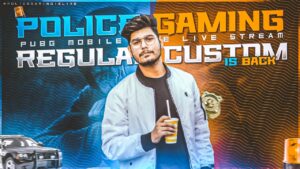 PUBG MOBILE LITE LIVE  || 1v4 and Custom Room Chill   || Police Gaming is Back