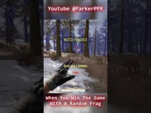 Random Frag Wins Game #shorts #PUBG #parkerppk #pubgclips