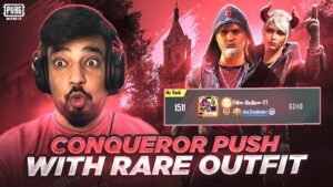 CONQUEROR PUSH WITH NEW RARE OUTFIT FM RADIO GAMING