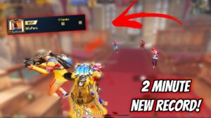 New RECORD!!!😱| 2 MINUTE 18 COMBO in GUN GAME🔥Pubg Mobile