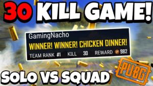 30 KILL PUBG GAME! SOLO VS SQUADS! - PUBG Console ( XBOX PS5 PS4 )