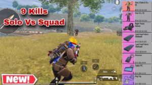 9 Kills In Advance Mode - Pubg Metro Royale Mode Gameplay