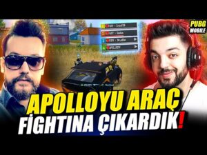 APOLLOYU ARAÇ FİGHTINA ÇIKARDIK - EFSANE MAÇ PUBG Mobile