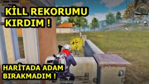 BU SEZONUN KENDİ KİLL REKORUMU KIRDIM ! ONE MAN SQUAD PUBG MOBİLE