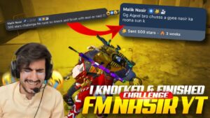 I Killed @FM NASIR YT For This Challenge / AQEEL GAMING / PUBG MOBILE