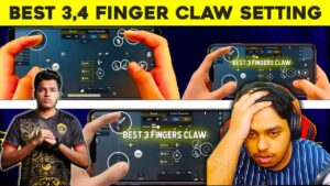 NO Recoil CONTROLS 2 Finger, 3 Finger 4 Finger Claw Ft. Jonathan Gaming| BEST Moments in PUBG Mobile
