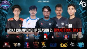 [NP] PUBG MOBILE ARIKA CHAMPIONSHIP S02 || GRAND FINAL DAY 3|| FT. #DE #EX #LEO #GSM  #HV #JM #SG