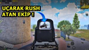 UÇARAK RUSH ATAN EKİBE BAKIN NE OLUYOR ! ONE MAN SQUAD PUBG MOBİLE