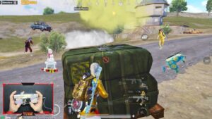 omg!! FULL SQUAD RUSHED MY FLAREDROP😱Pubg Mobile