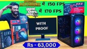 63K Gaming PC | PUBG में 150 fps , GTA 5 में 170 FPS with proof | 9532777615 | Mr Pc Wale