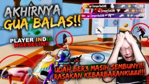 AKHIRNYA TERBALASKAN! BALAS 3 PLAYER INDIA CAMPER! 3 PLAYER SAMPE KELUAR DARI MATCH!! | PUBG MOBILE