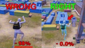 New🔥Tips No Fall Damage From High Areas✅❌ in PUBG MOBILE/BGMI