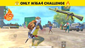Only M16A4 Challenge in PUBG Lite | PUBG Mobile Lite Solo Vs Squad Gameplay | LION x GAMING