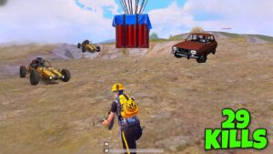 😣 "Risky Drop" looting in Pubg mobile - 29 kills - GameXpro