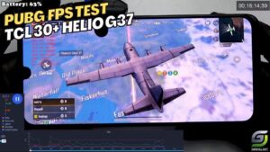 TCL 30+ Test game PUBG Mobile with FPS Meter | Helio G37