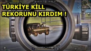 TÜRKİYE KİLL REKORUNU KIRDIM ! BÖYLE Bİ MAÇ GÖRMEDİNİZ ! ONE MAN SQUAD PUBG MOBİLE