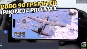 iPhone 14 Pro Max test game PUBG 90 FPS | FPS Meter