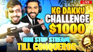24 Hours Conqueror Challenge $1000 Dollar -PUBG LIVE STREAM