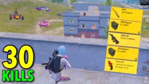 30 Kills😱MY REALLY BEST LOOT GAMEPLAY EVER in APARTMENTS🥵AWM+AUG | PUBG Mobile