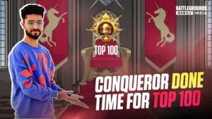 CONQUEROR DONE - TOP 100 KAB HOGA? | GODL LoLzZz | BGMI LIVE
