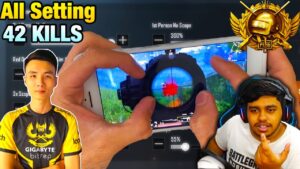 WORLD RECORD 40 Kills Accuracy SETTING  TACAZ BEST Moments in PUBG Mobile