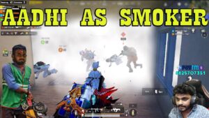 Aadhi As Smoker Gameplay = SRB Serupadi Paayasam #passionofgaming #pubgmobile #tamilgaming